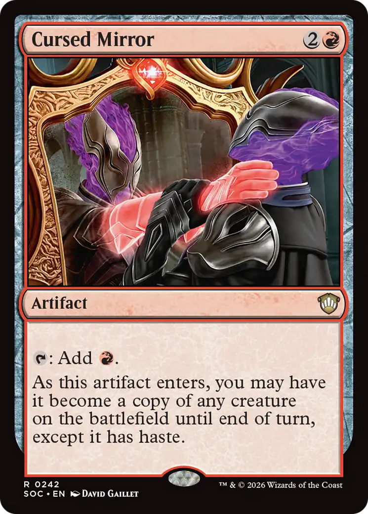 Cursed Mirror [Secrets of Strixhaven Commander] MTG Single Magic: The Gathering | Red Claw Gaming