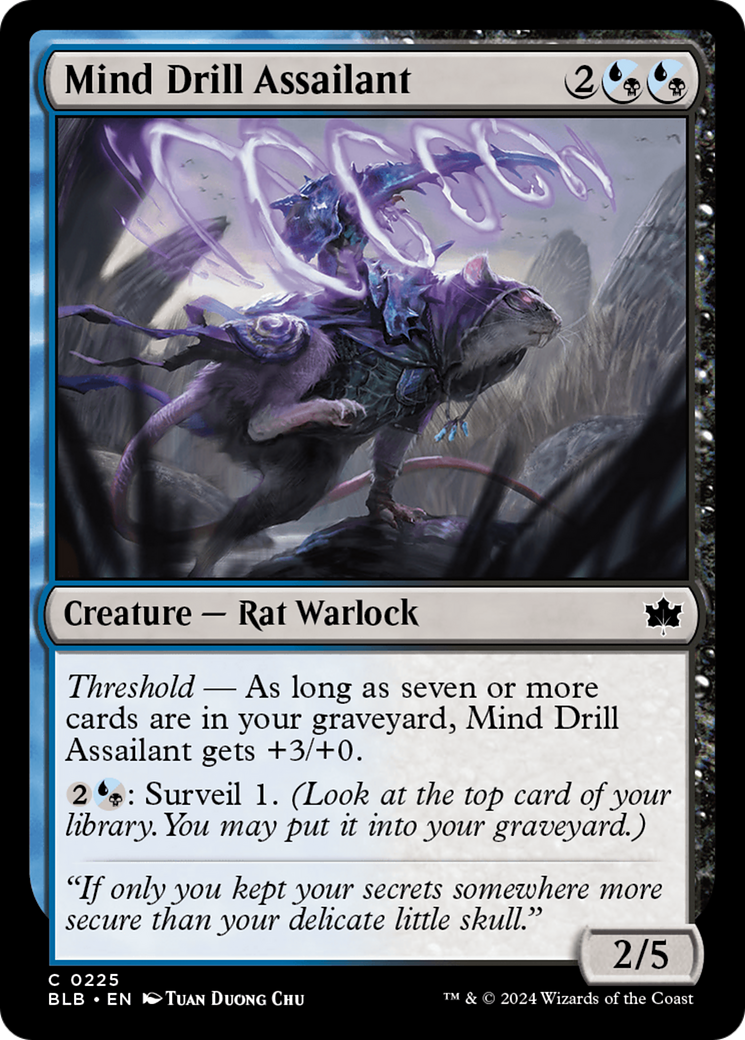 Mind Drill Assailant [Bloomburrow] MTG Single Magic: The Gathering | Red Claw Gaming