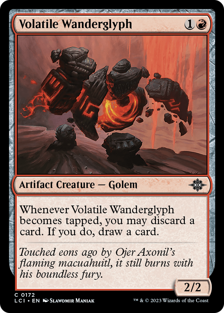 Volatile Wanderglyph [The Lost Caverns of Ixalan] MTG Single Magic: The Gathering    | Red Claw Gaming