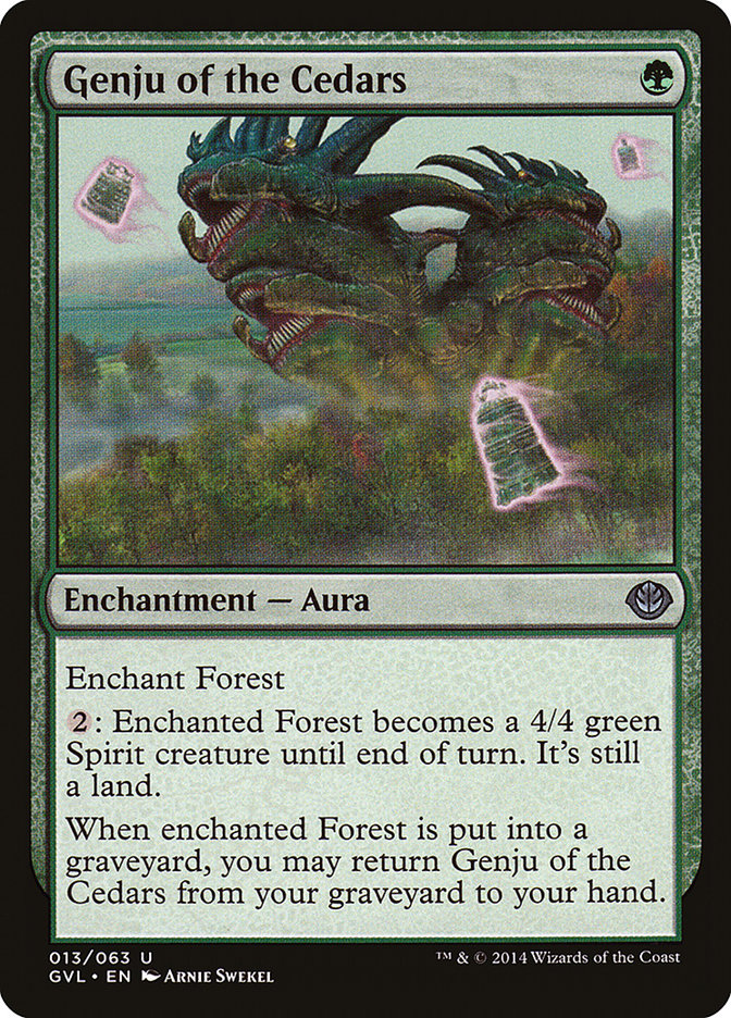 Genju of the Cedars (Garruk vs. Liliana) [Duel Decks Anthology] MTG Single Magic: The Gathering | Red Claw Gaming