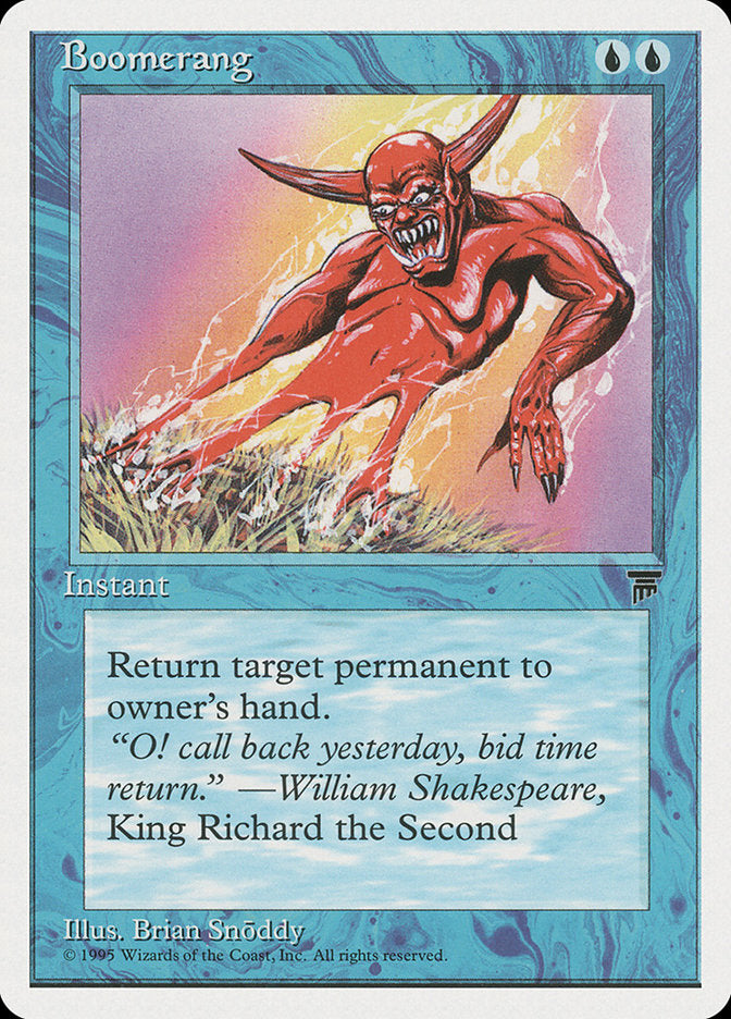 Boomerang [Chronicles] MTG Single Magic: The Gathering | Red Claw Gaming