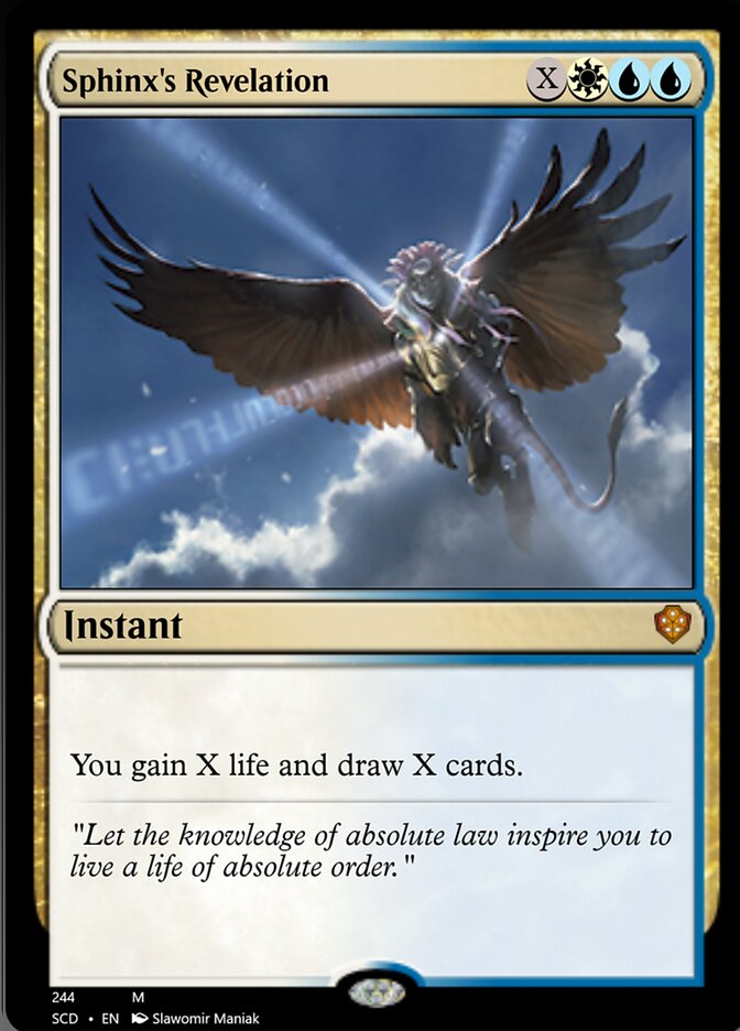 Sphinx's Revelation [Starter Commander Decks] MTG Single Magic: The Gathering | Red Claw Gaming