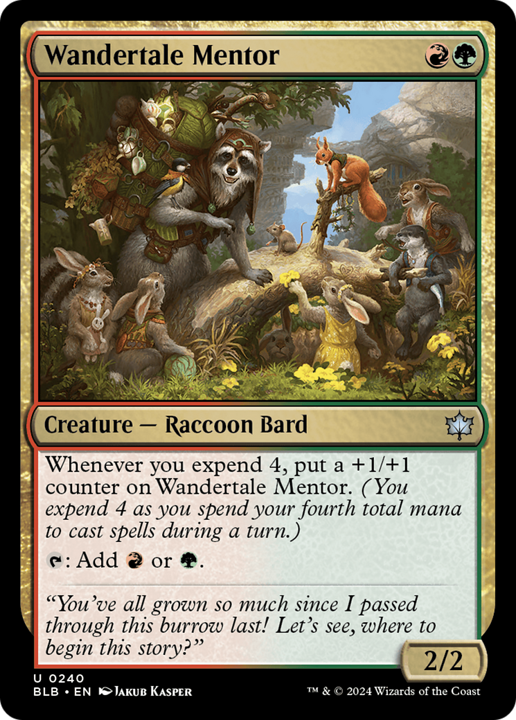Wandertale Mentor [Bloomburrow] MTG Single Magic: The Gathering | Red Claw Gaming