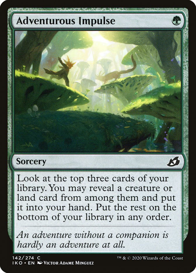 Adventurous Impulse [Ikoria: Lair of Behemoths] MTG Single Magic: The Gathering | Red Claw Gaming