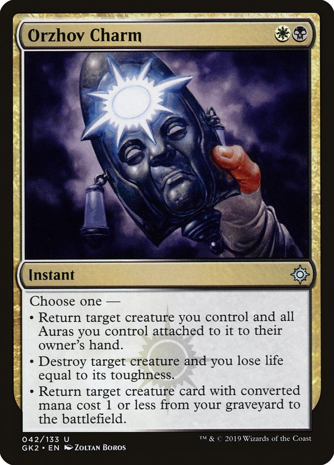 Orzhov Charm [Ravnica Allegiance Guild Kit] MTG Single Magic: The Gathering | Red Claw Gaming
