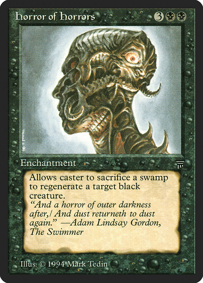 Horror of Horrors [Legends] MTG Single Magic: The Gathering | Red Claw Gaming