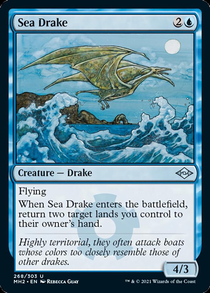 Sea Drake (Foil Etched) [Modern Horizons 2] MTG Single Magic: The Gathering | Red Claw Gaming