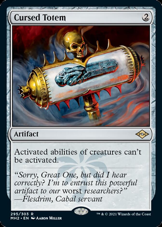 Cursed Totem [Modern Horizons 2] MTG Single Magic: The Gathering | Red Claw Gaming
