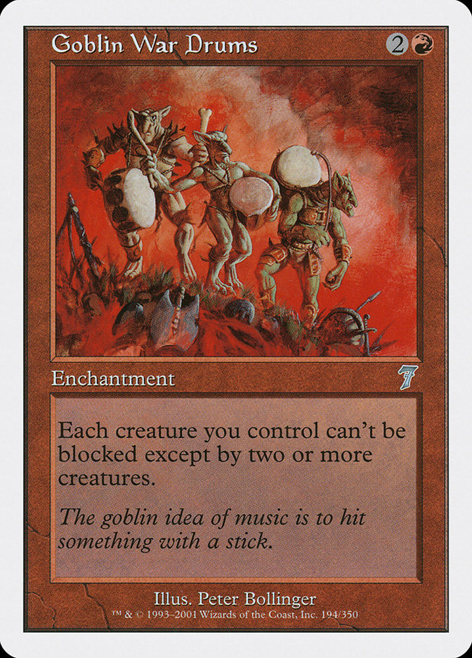 Goblin War Drums [Seventh Edition] MTG Single Magic: The Gathering | Red Claw Gaming