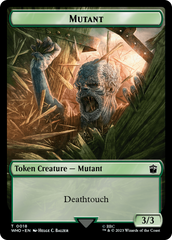 Soldier // Mutant Double-Sided Token [Doctor Who Tokens] MTG Single Magic: The Gathering | Red Claw Gaming