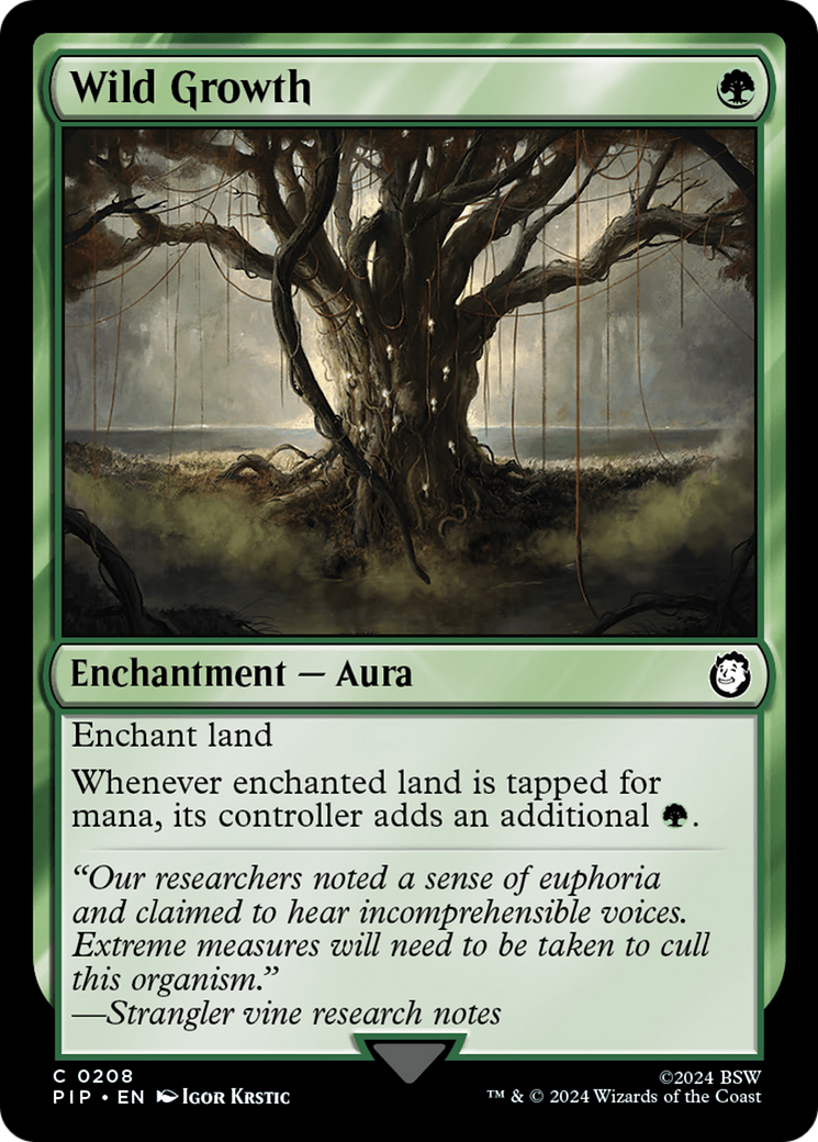 Wild Growth [Fallout] MTG Single Magic: The Gathering | Red Claw Gaming