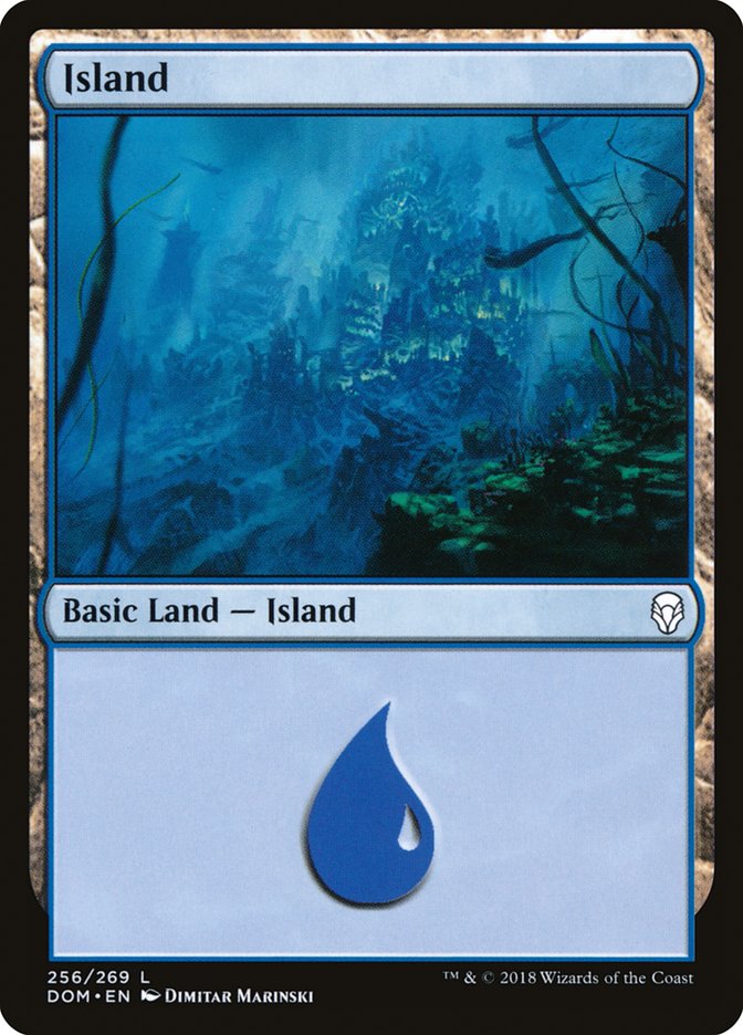 Island (256) [Dominaria] MTG Single Magic: The Gathering | Red Claw Gaming