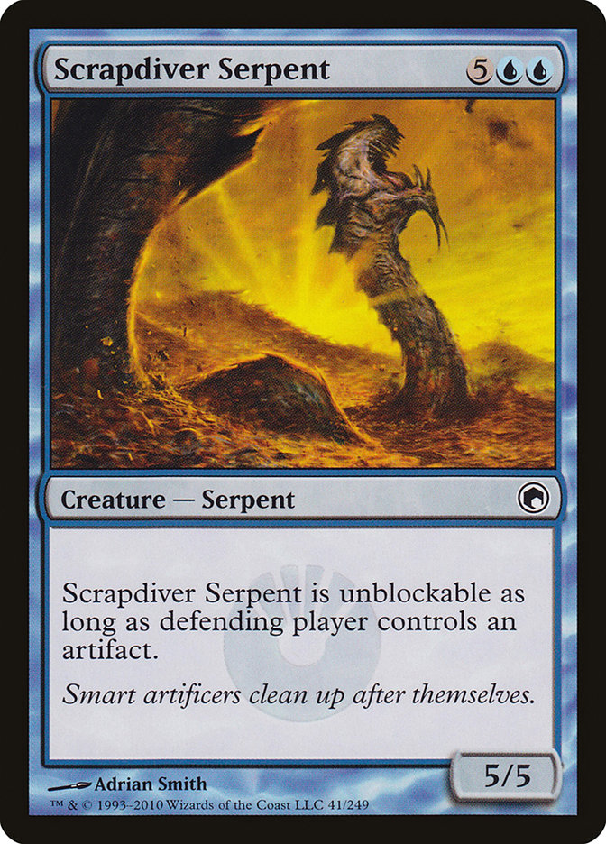 Scrapdiver Serpent [Scars of Mirrodin] MTG Single Magic: The Gathering | Red Claw Gaming