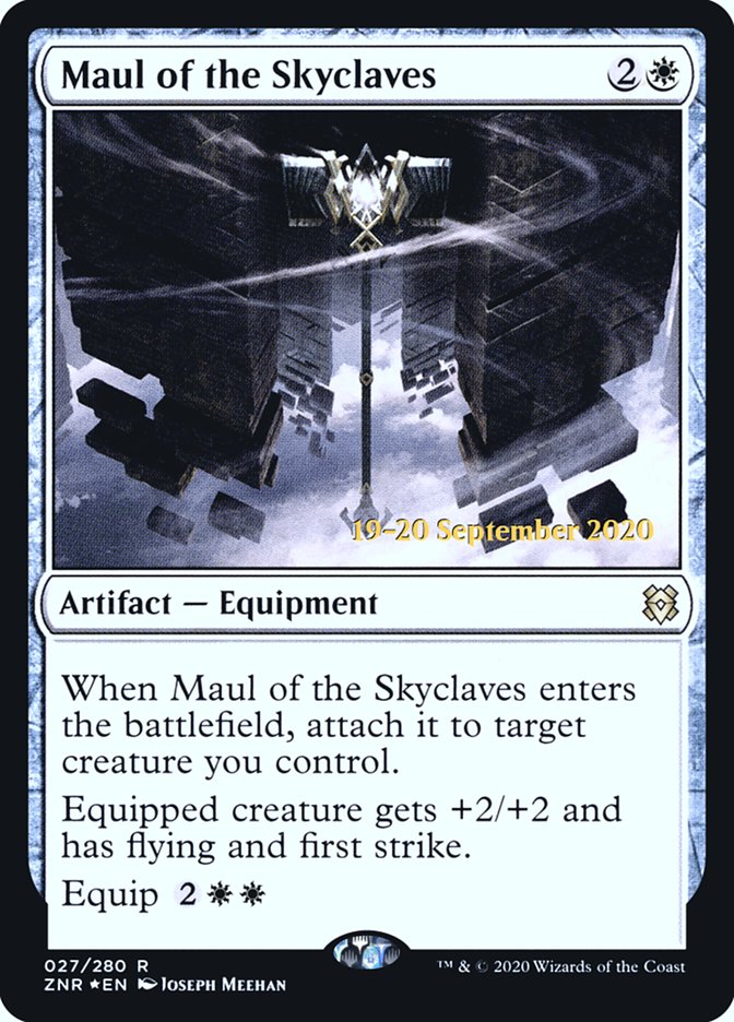 Maul of the Skyclaves [Zendikar Rising Prerelease Promos] MTG Single Magic: The Gathering | Red Claw Gaming
