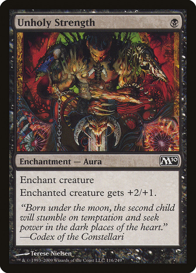Unholy Strength [Magic 2010] MTG Single Magic: The Gathering | Red Claw Gaming