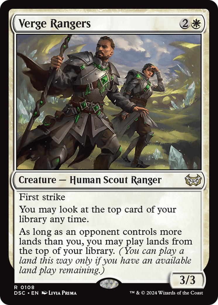 Verge Rangers [Duskmourn: House of Horror Commander] MTG Single Magic: The Gathering | Red Claw Gaming