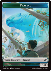 Fractal (0005) // Pest (0009) Double-Sided Token [Secrets of Strixhaven Tokens] | Red Claw Gaming