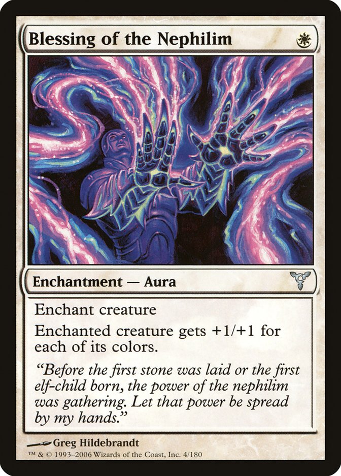 Blessing of the Nephilim [Dissension] MTG Single Magic: The Gathering | Red Claw Gaming