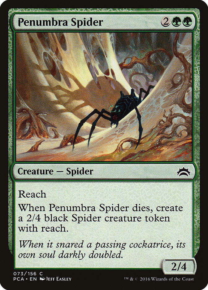 Penumbra Spider [Planechase Anthology] MTG Single Magic: The Gathering | Red Claw Gaming