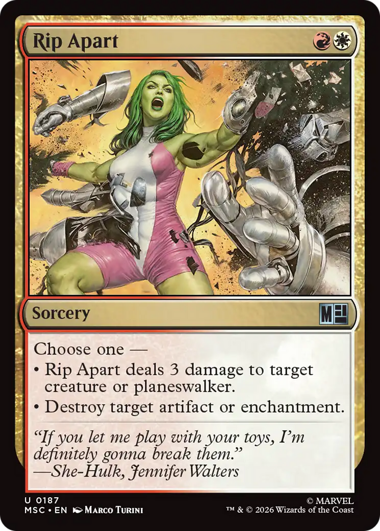 Rip Apart (Surge Foil) [Marvel Super Heroes Commander] | Red Claw Gaming