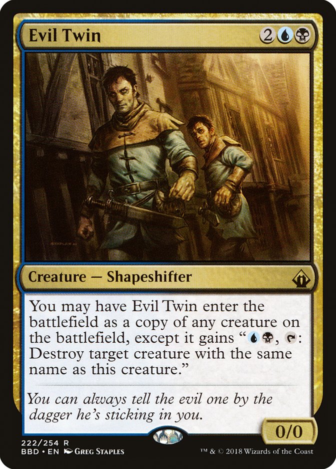 Evil Twin [Battlebond] MTG Single Magic: The Gathering | Red Claw Gaming