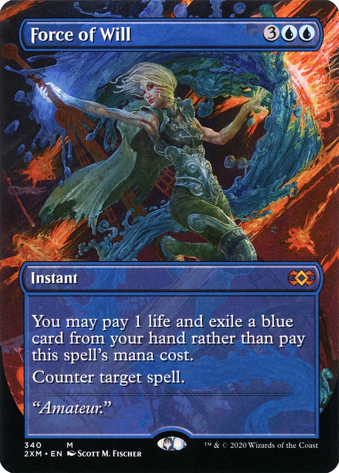 Force of Will (Toppers) [Double Masters] MTG Single Magic: The Gathering | Red Claw Gaming