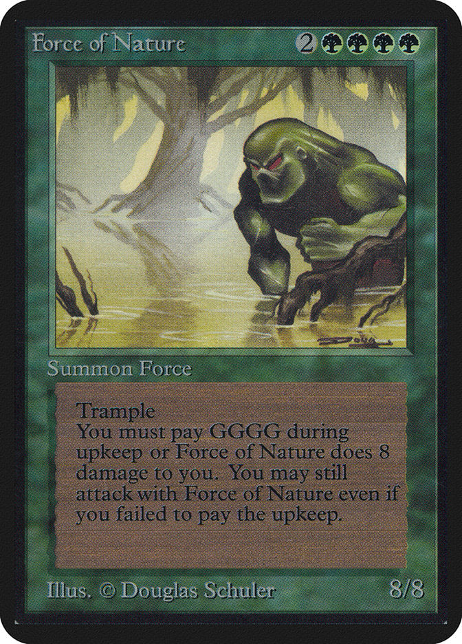 Force of Nature [Alpha Edition] MTG Single Magic: The Gathering | Red Claw Gaming