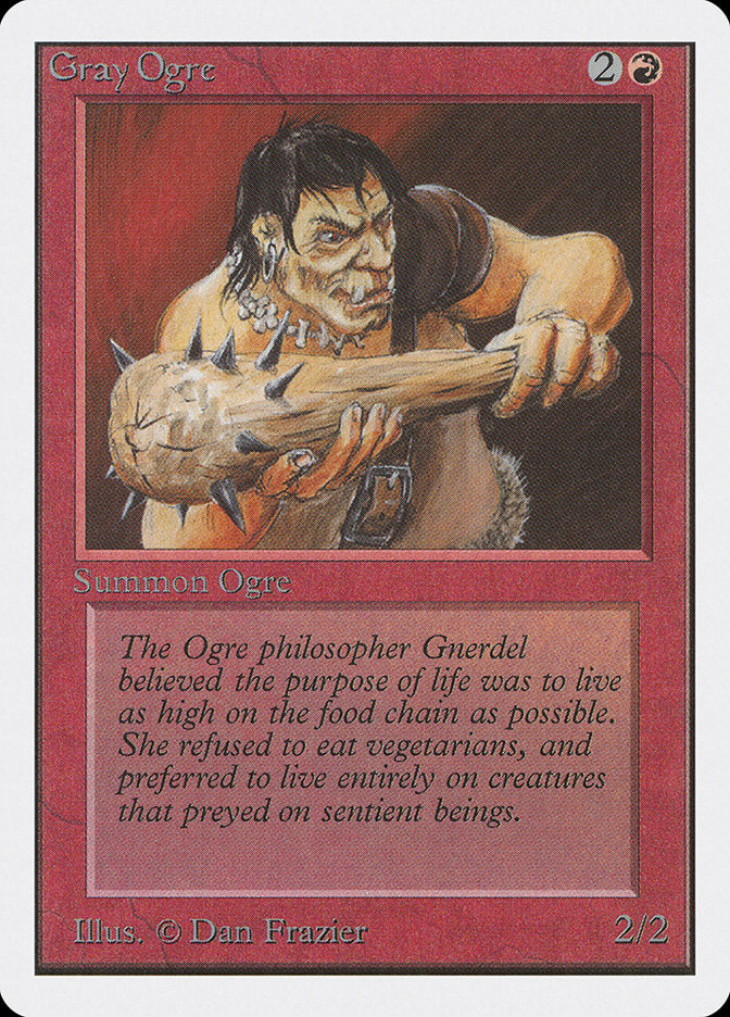 Gray Ogre [Unlimited Edition] MTG Single Magic: The Gathering | Red Claw Gaming