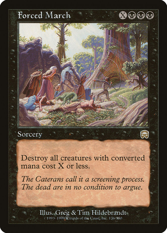Forced March [Mercadian Masques] MTG Single Magic: The Gathering | Red Claw Gaming