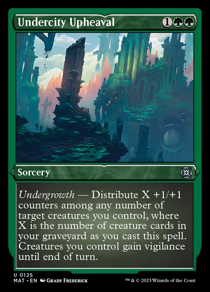 Undercity Upheaval (Foil Etched) [March of the Machine: The Aftermath] MTG Single Magic: The Gathering | Red Claw Gaming