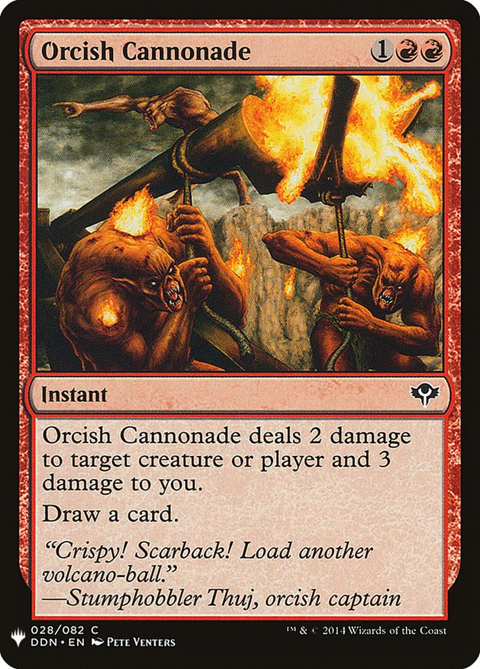 Orcish Cannonade [Mystery Booster] MTG Single Magic: The Gathering | Red Claw Gaming