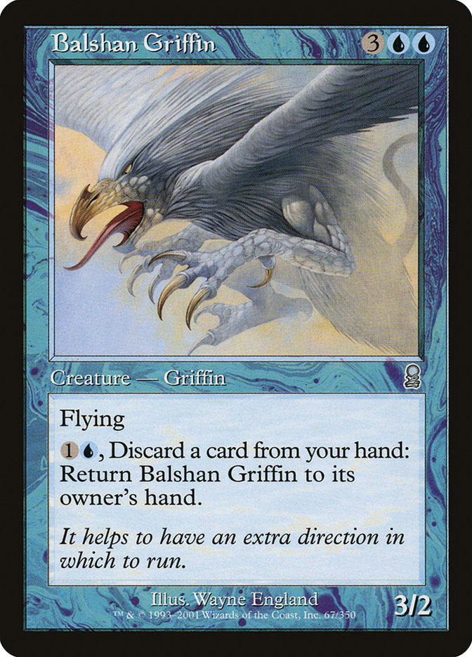 Balshan Griffin [Odyssey] MTG Single Magic: The Gathering | Red Claw Gaming