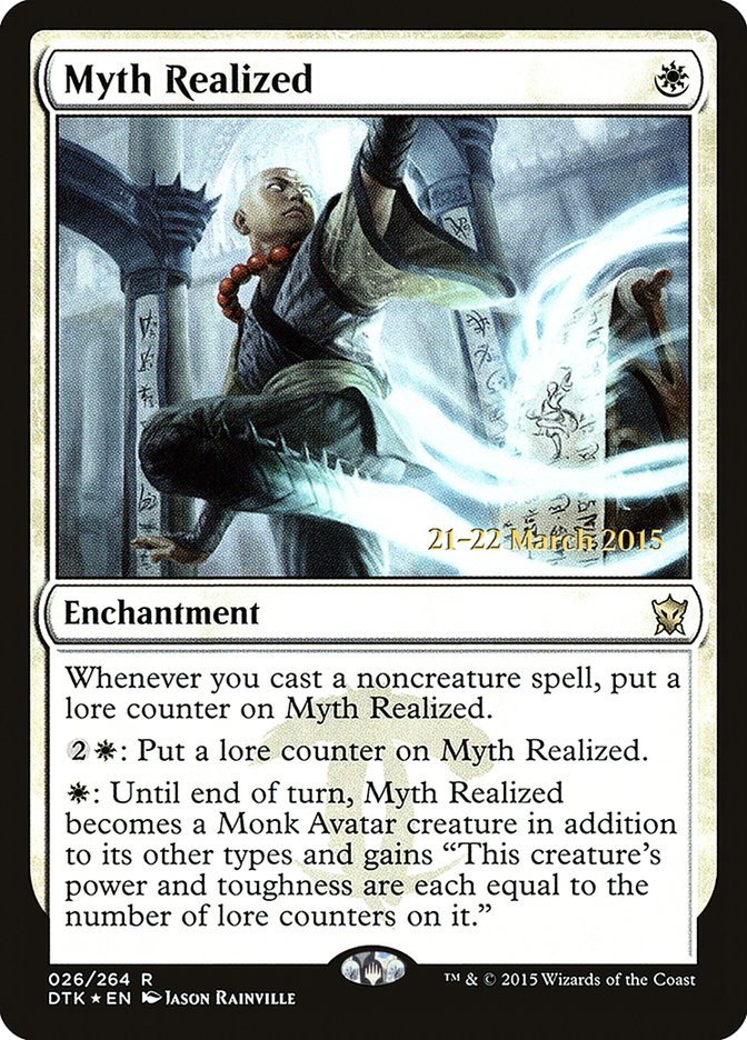 Myth Realized [Dragons of Tarkir Prerelease Promos] MTG Single Magic: The Gathering | Red Claw Gaming