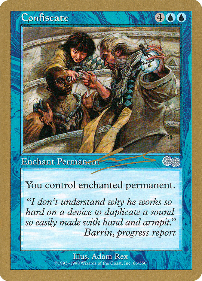 Confiscate (Nicolas Labarre) [World Championship Decks 2000] MTG Single Magic: The Gathering | Red Claw Gaming