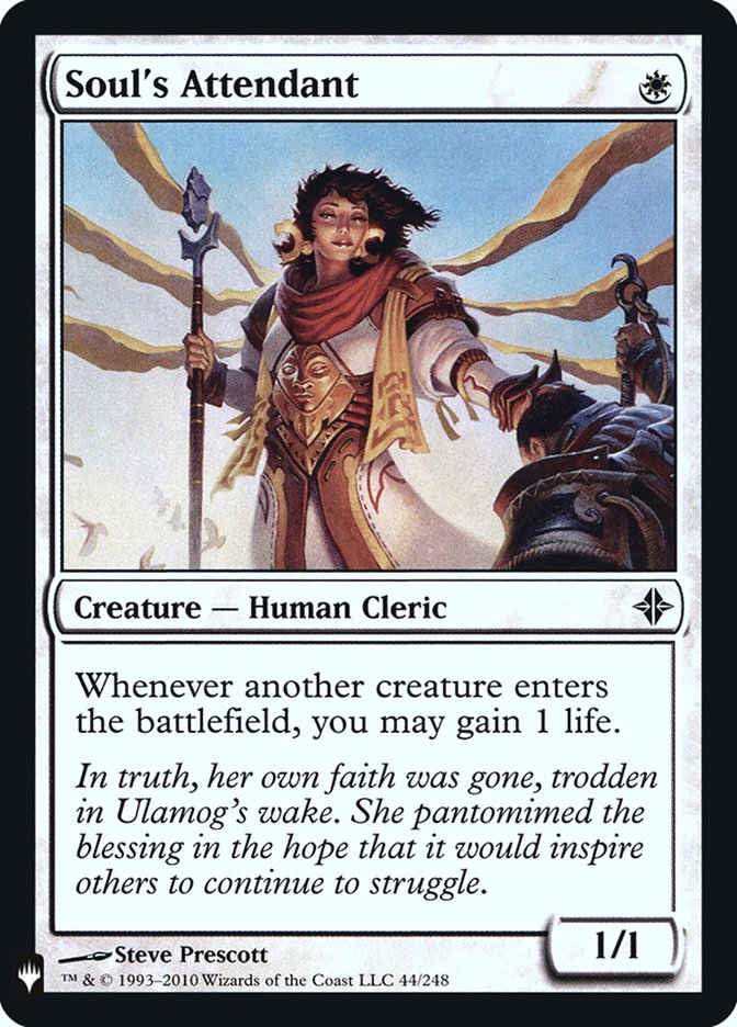 Soul's Attendant [Mystery Booster] MTG Single Magic: The Gathering | Red Claw Gaming