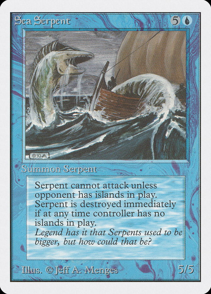 Sea Serpent [Unlimited Edition] MTG Single Magic: The Gathering | Red Claw Gaming