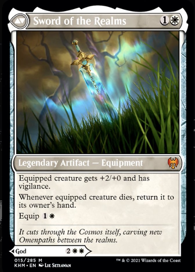 Halvar, God of Battle // Sword of the Realms [Kaldheim] MTG Single Magic: The Gathering | Red Claw Gaming