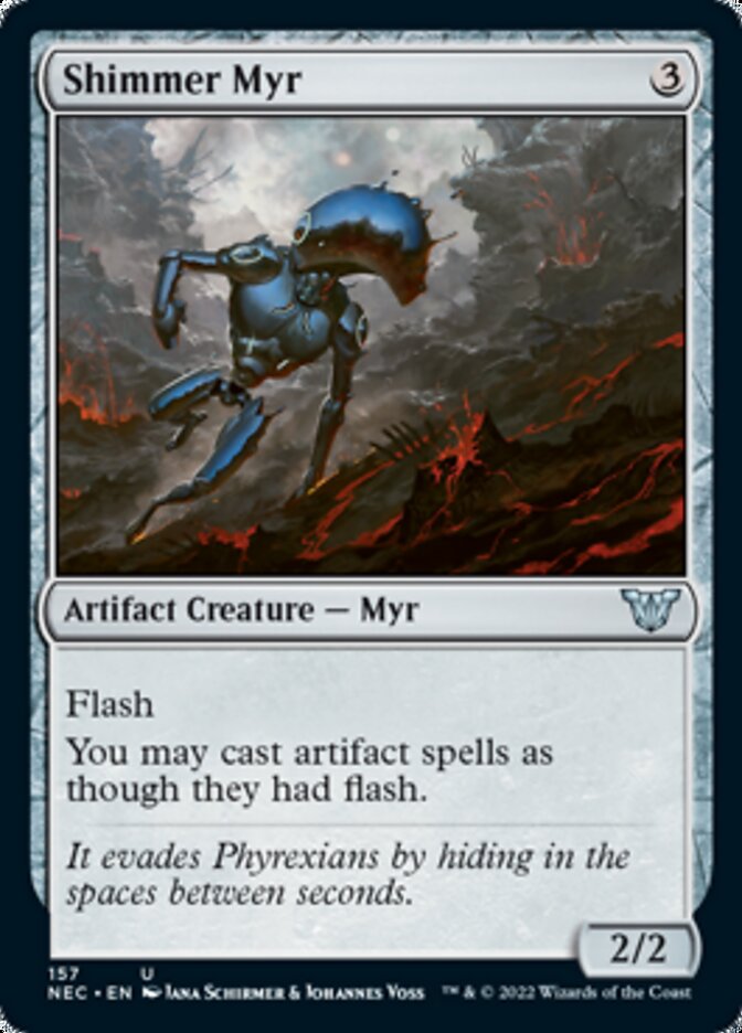 Shimmer Myr [Kamigawa: Neon Dynasty Commander] MTG Single Magic: The Gathering | Red Claw Gaming
