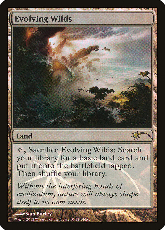 Evolving Wilds [Friday Night Magic 2012] MTG Single Magic: The Gathering | Red Claw Gaming