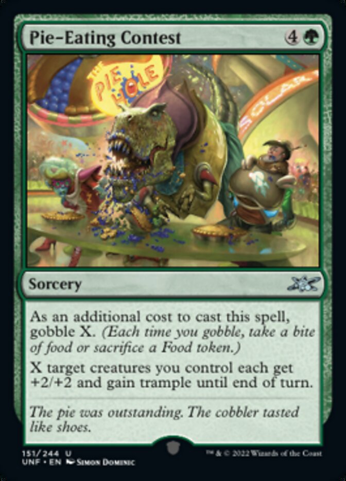 Pie-Eating Contest [Unfinity] MTG Single Magic: The Gathering    | Red Claw Gaming