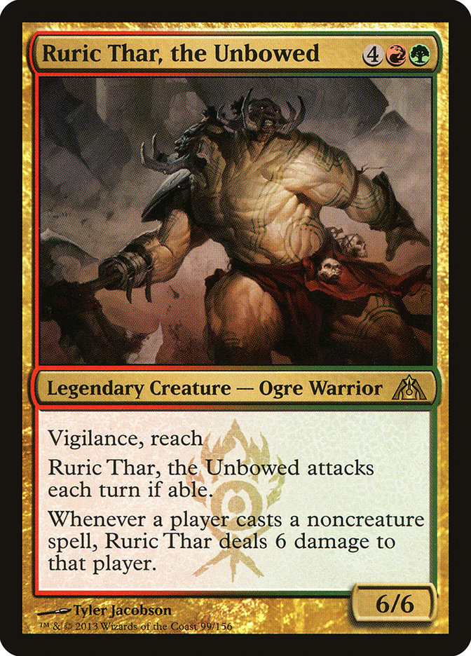 Ruric Thar, the Unbowed [Dragon's Maze] MTG Single Magic: The Gathering | Red Claw Gaming