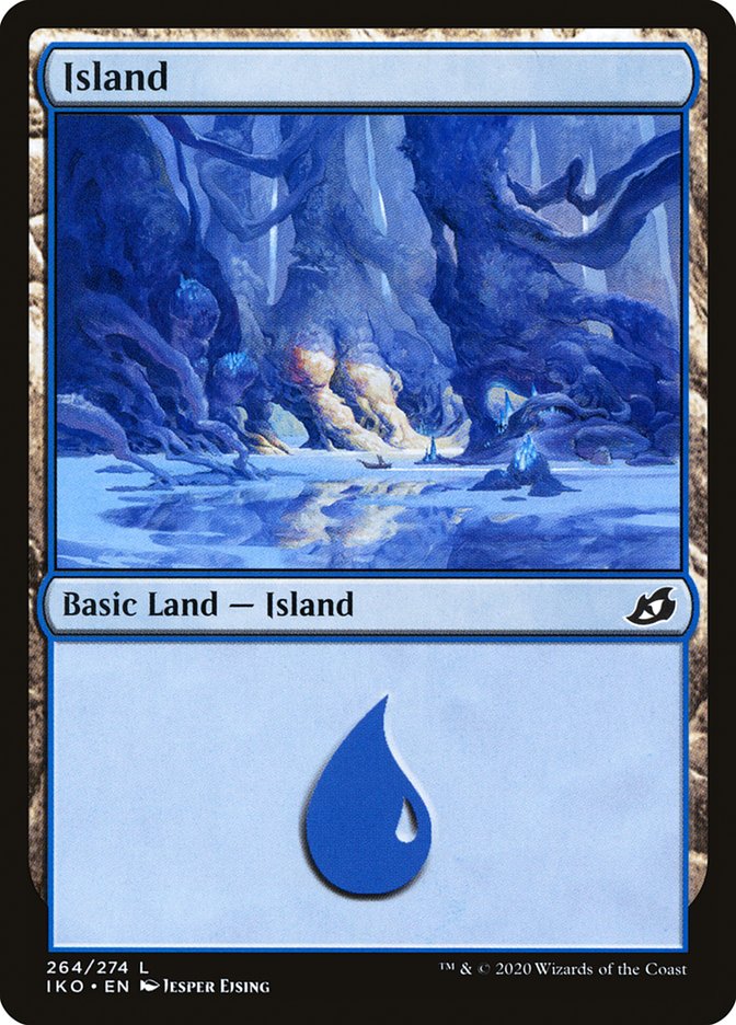 Island (264) [Ikoria: Lair of Behemoths] MTG Single Magic: The Gathering | Red Claw Gaming