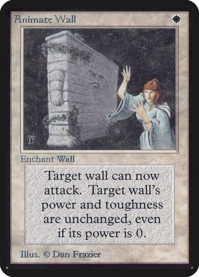 Animate Wall [Alpha Edition] MTG Single Magic: The Gathering | Red Claw Gaming