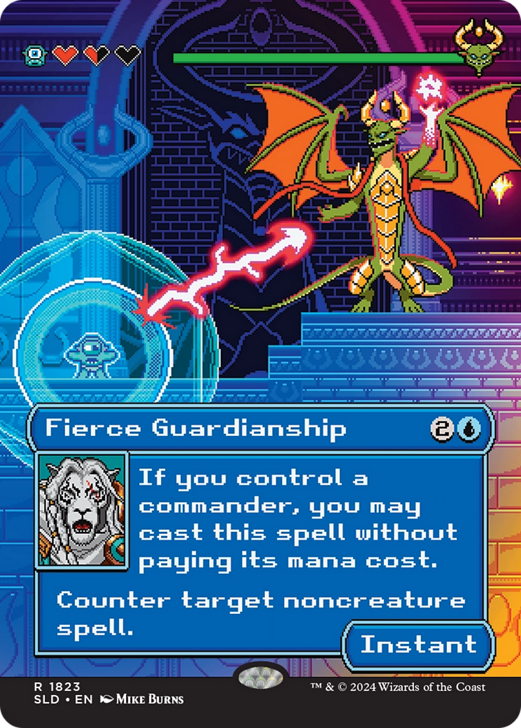Fierce Guardianship (Rainbow Foil) [Secret Lair Drop Series] MTG Single Magic: The Gathering | Red Claw Gaming