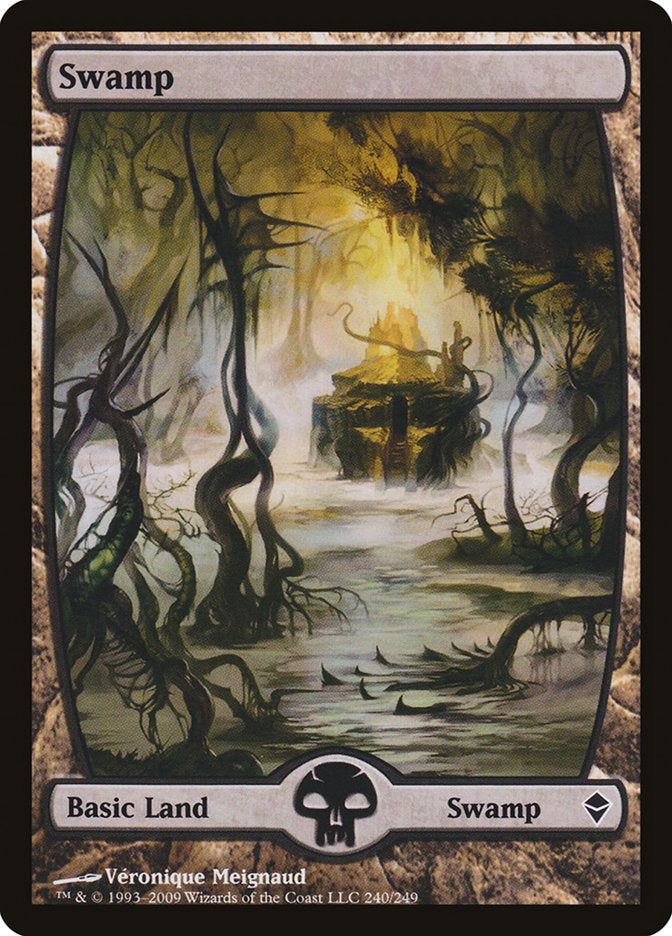 Swamp (240) [Zendikar] MTG Single Magic: The Gathering | Red Claw Gaming