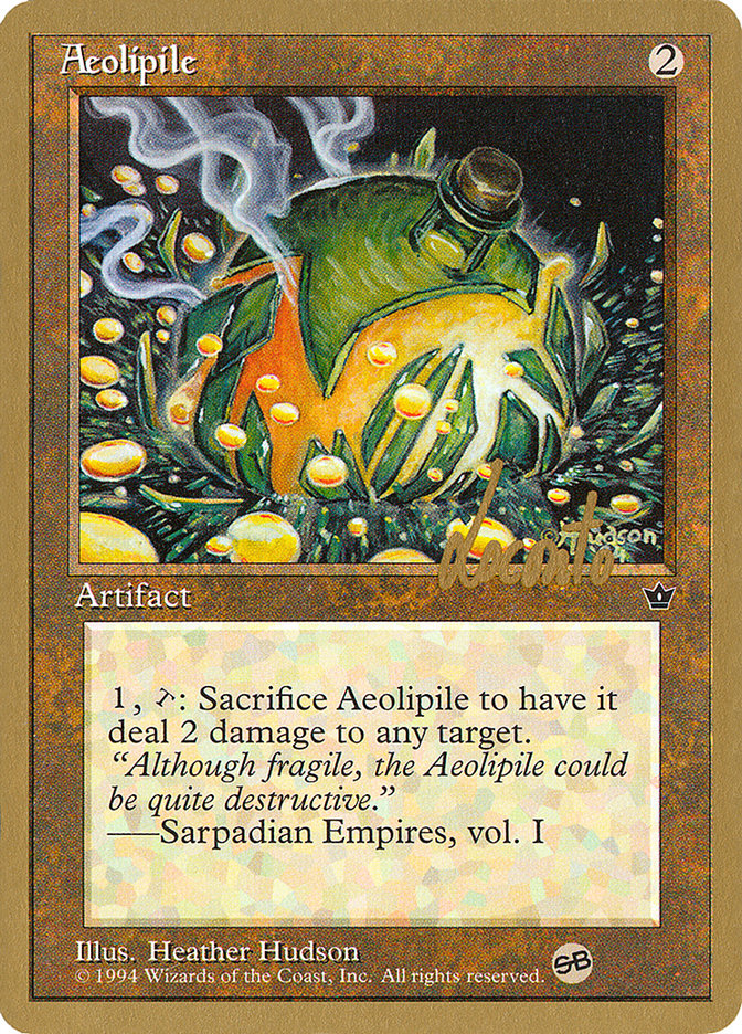 Aeolipile (Michael Loconto) (SB) [Pro Tour Collector Set] MTG Single Magic: The Gathering | Red Claw Gaming