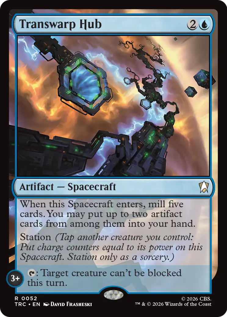 Transwarp Hub (Surge Foil) [Star Trek Commander] | Red Claw Gaming