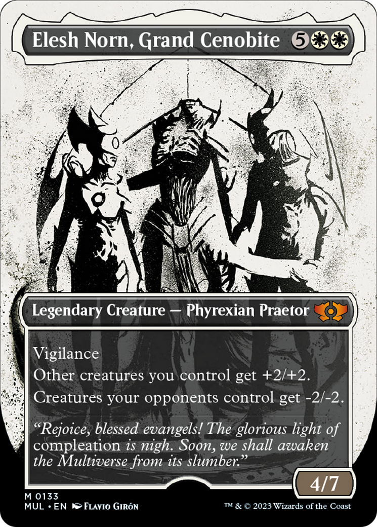 Elesh Norn, Grand Cenobite (Halo Foil) [Multiverse Legends] MTG Single Magic: The Gathering | Red Claw Gaming