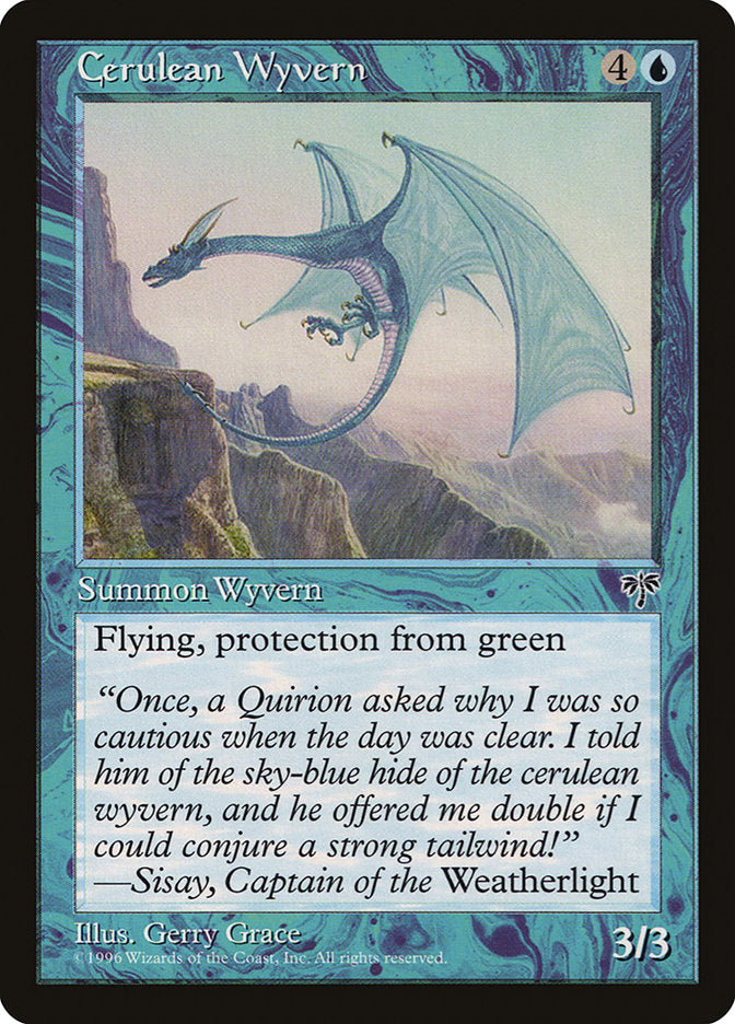 Cerulean Wyvern [Mirage] MTG Single Magic: The Gathering | Red Claw Gaming