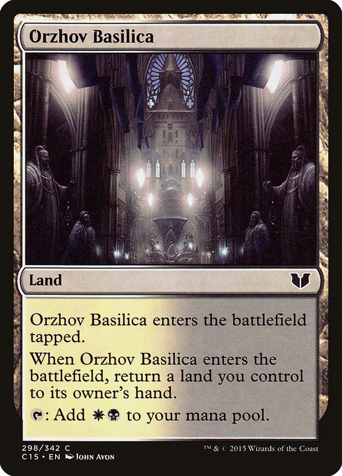 Orzhov Basilica [Commander 2015] MTG Single Magic: The Gathering | Red Claw Gaming